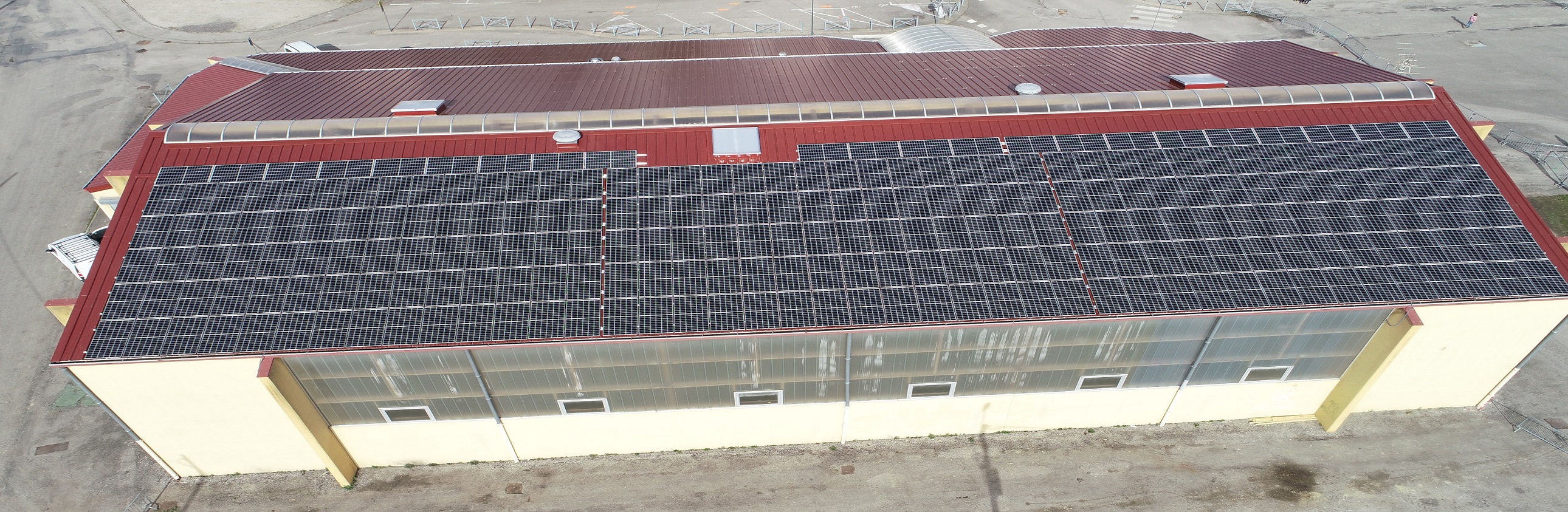 Centrale photovoltaïque gymnase de Beaucroissant