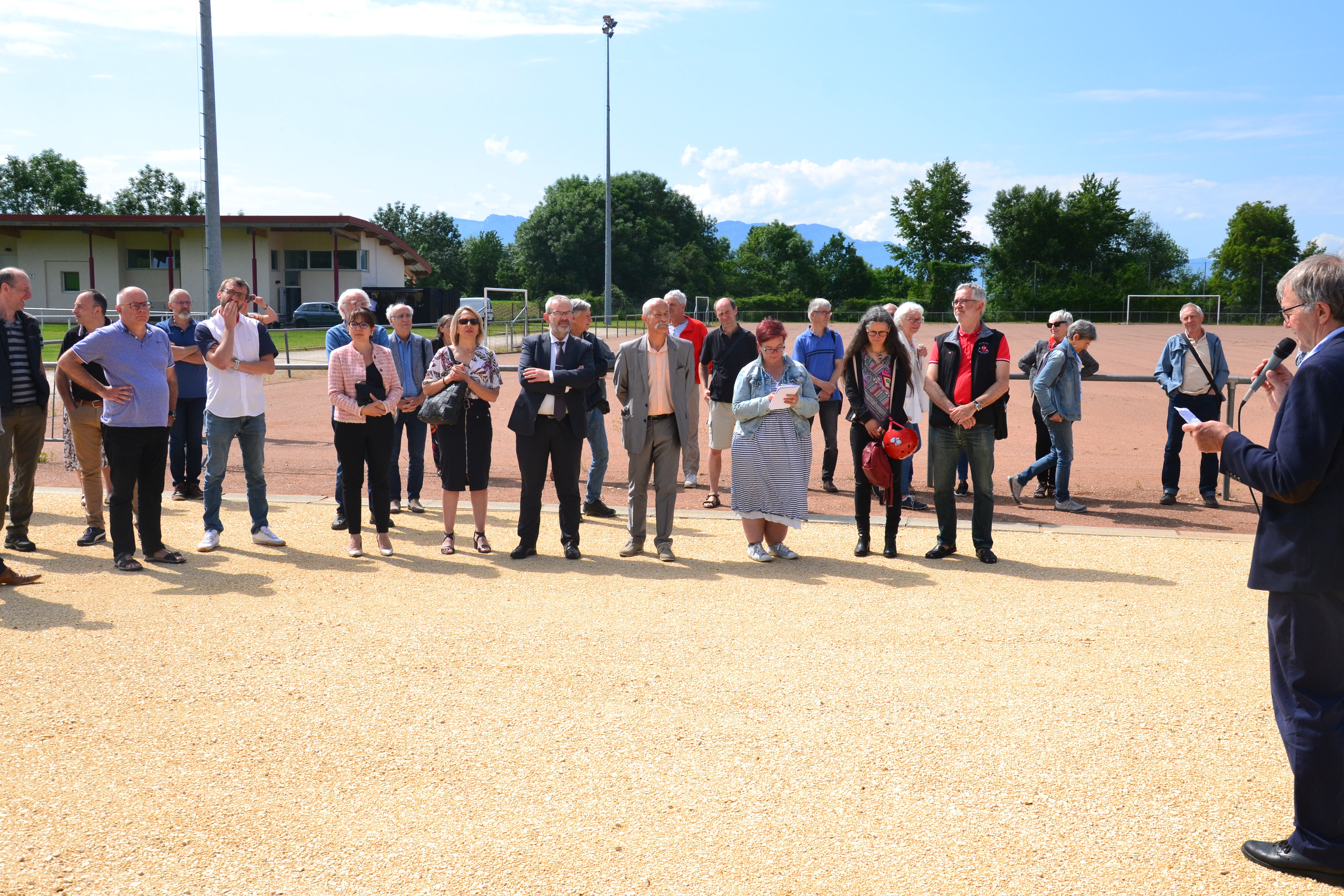 Inauguration sous le soleil