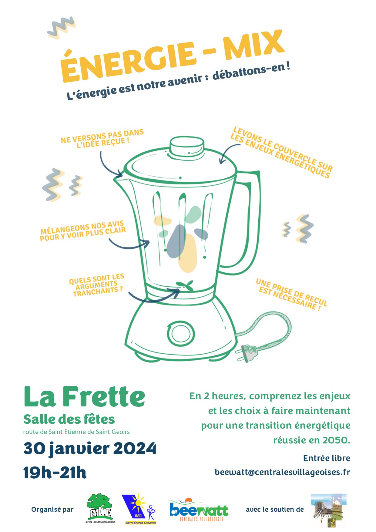 Affiche atelier Energie Mix